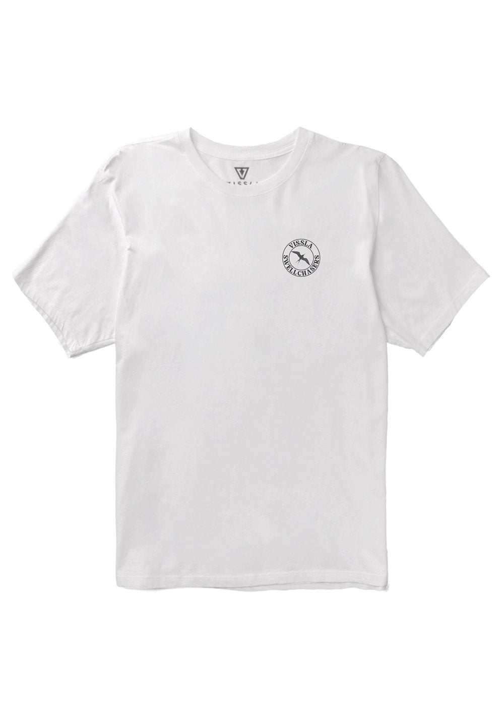 Vissla Swell Chaser Boys Tee in White, view 2