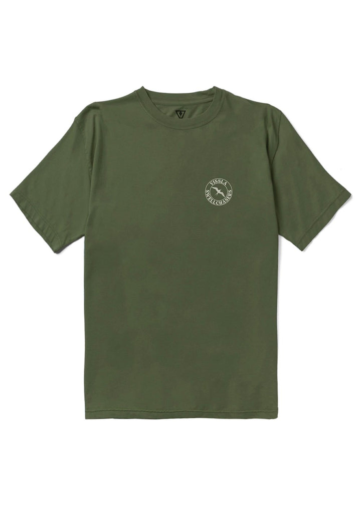 Vissla Swell Chaser Boys Tee in Surplus, view 2