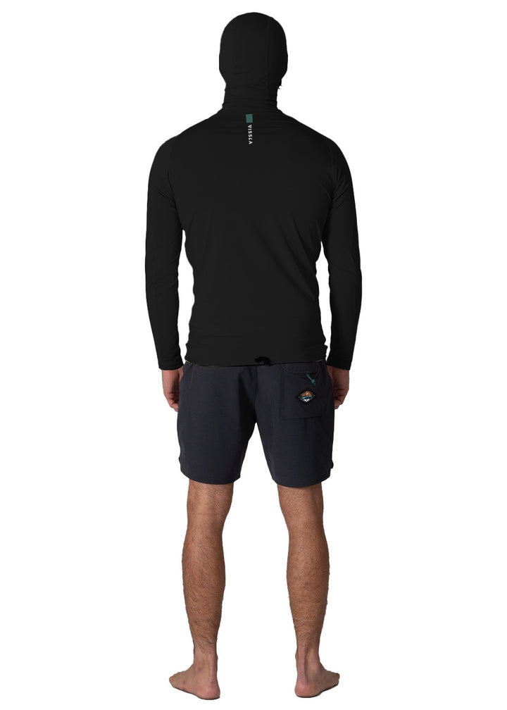 Youth Warm Seas Eco Hooded Long Sleeve Rash Guard
