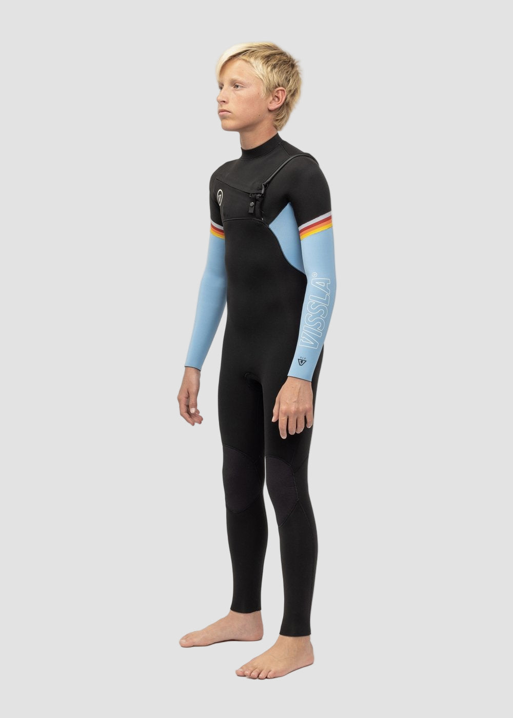 【美品】VISSLA 5mm 7Seas M-S Vissla Men's Wetsuit | 7 Seas 5-4-3 Hooded Chest Zip Full