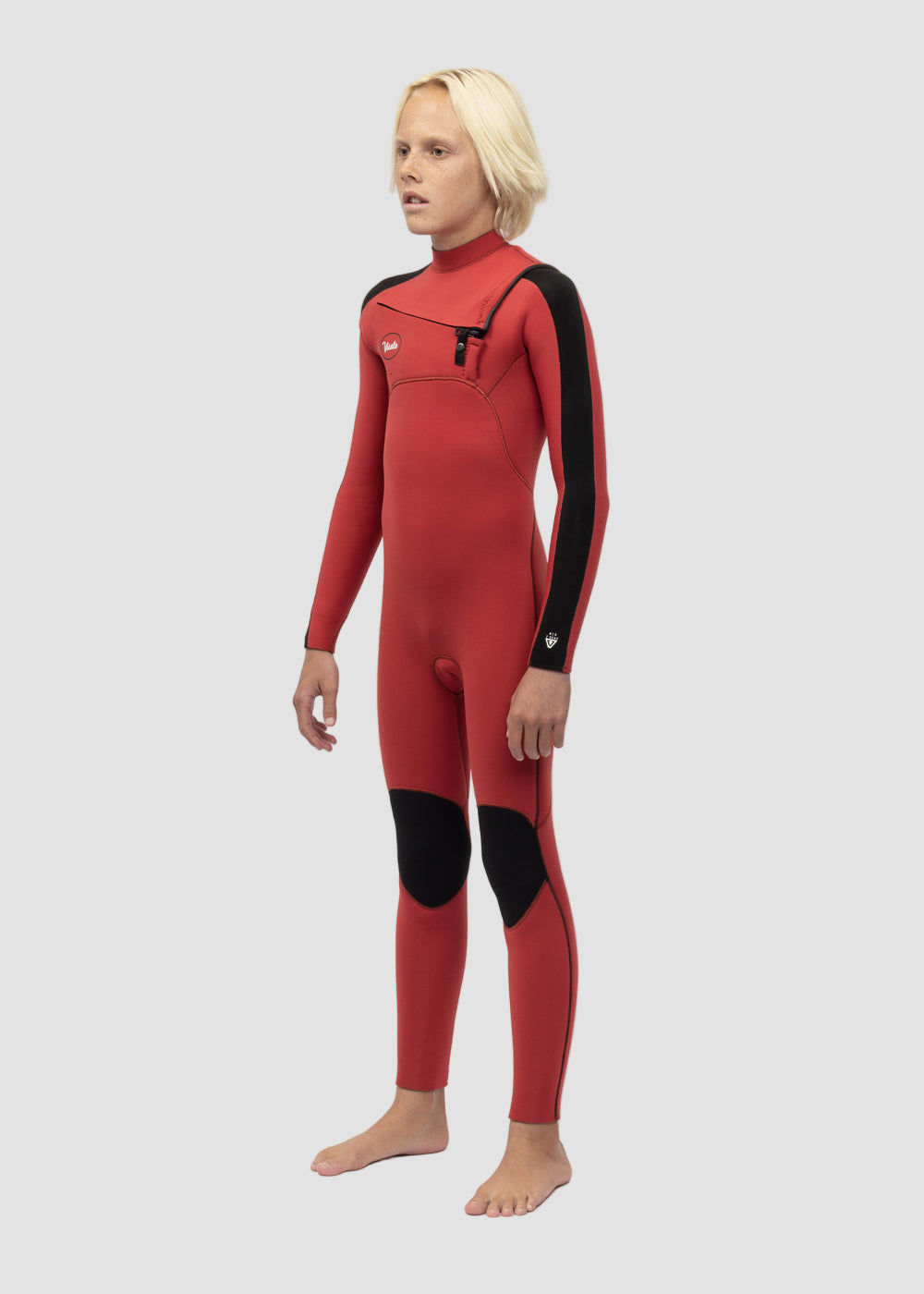 7 Seas Striper Boys 4/3mm Chest Zip Wetsuit | Vissla Kids Cold