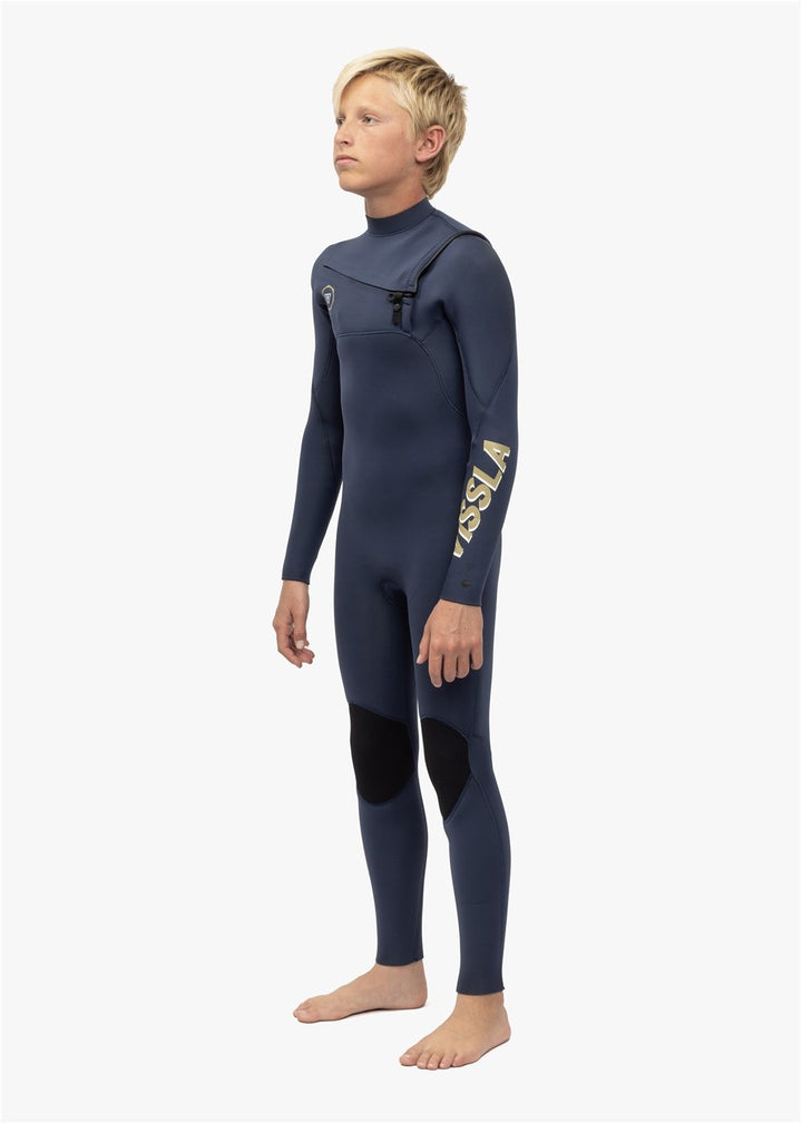 7 Seas Boys 4-3 Full Chest Zip Wetsuit