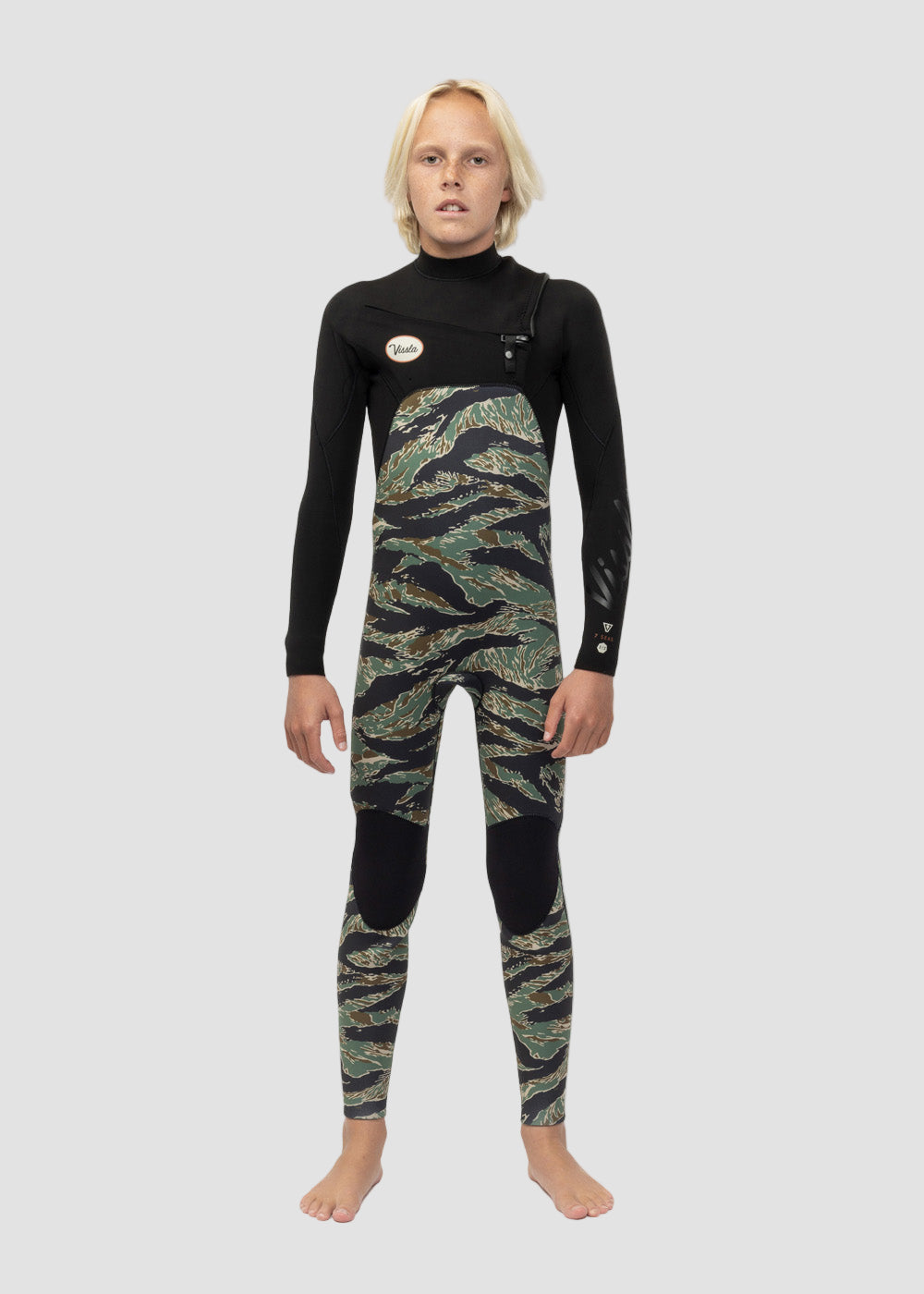 7 Seas Boys 4/3mm Chest Zip Wetsuit | Vissla Kids Cold Water