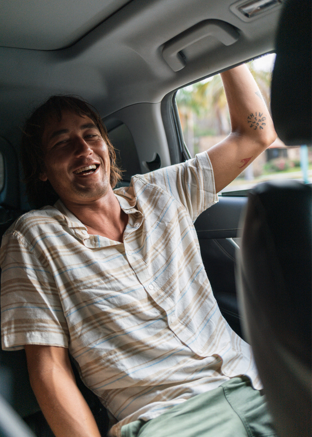 Grad Stripe Short Sleeve Shirt