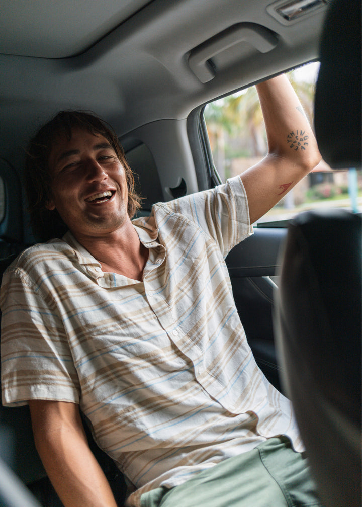 Grad Stripe Short Sleeve Shirt