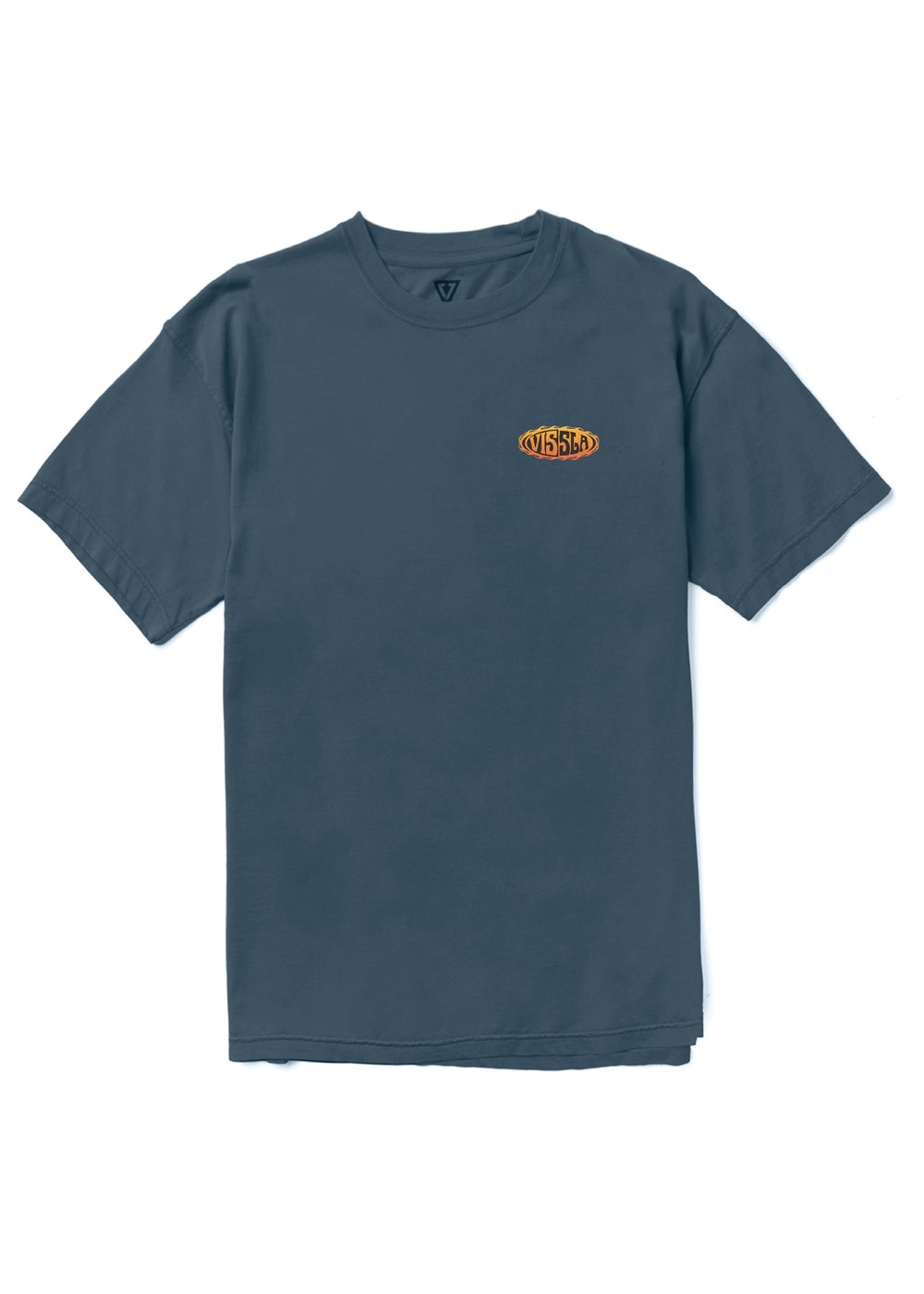 Vissla Meltdown Kids Tee in Dark Denim, view 2