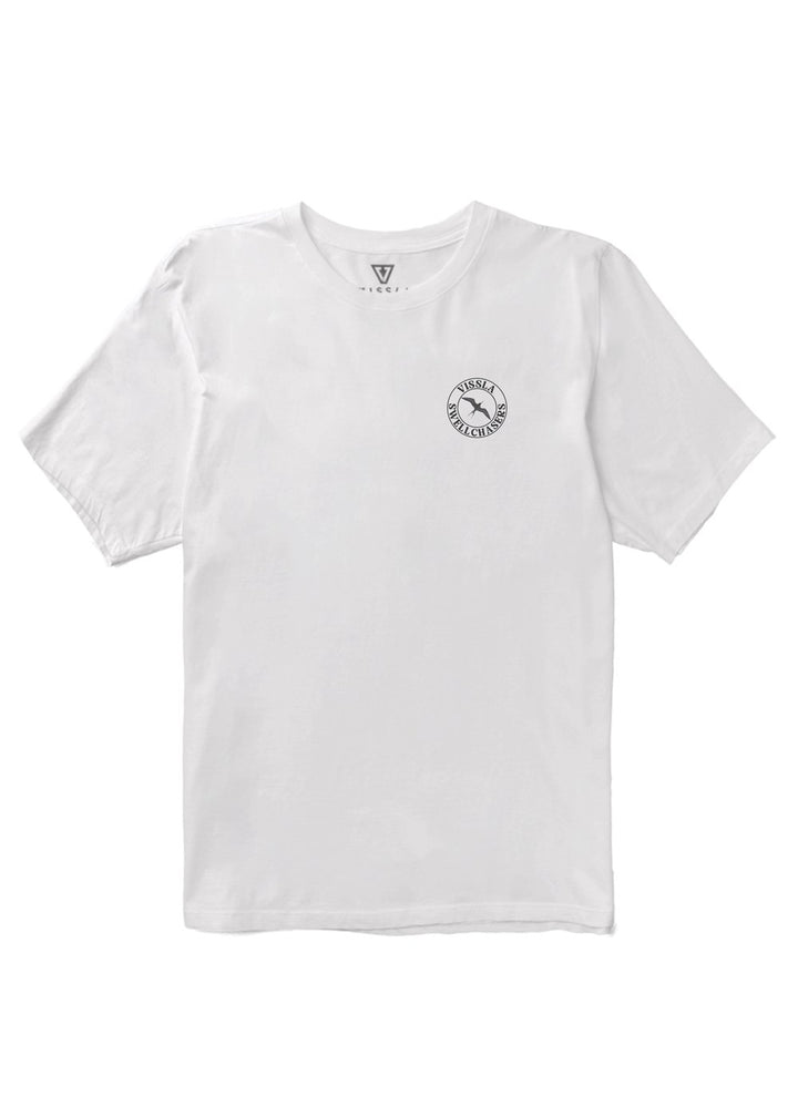 Vissla Swell Chaser Kids Tee in White, view 2