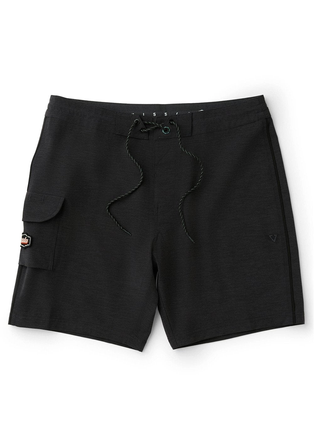 VISSLA ブラック ショートボード　5.1 Long Sets 21