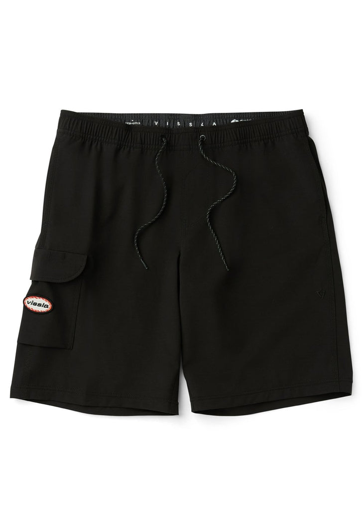 VISSLA ブラック ショートボード　5.1 Vissla Boardshort Long Sets 21
