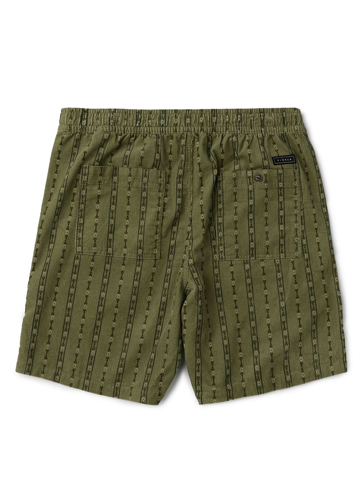 Vissla Rails Cord Eco 18" Elastic Walkshort in Sage, view 2