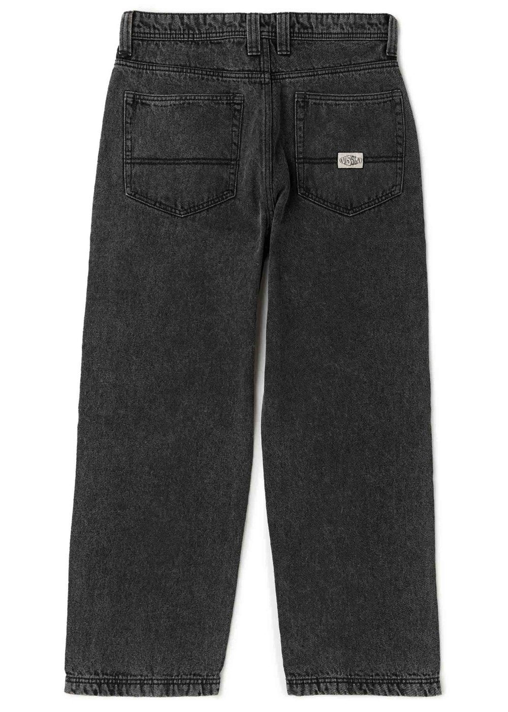 Vissla Big Timer Baggy 5 Pkt Jean 19.5" Leg Opening in Washed Black, view 2