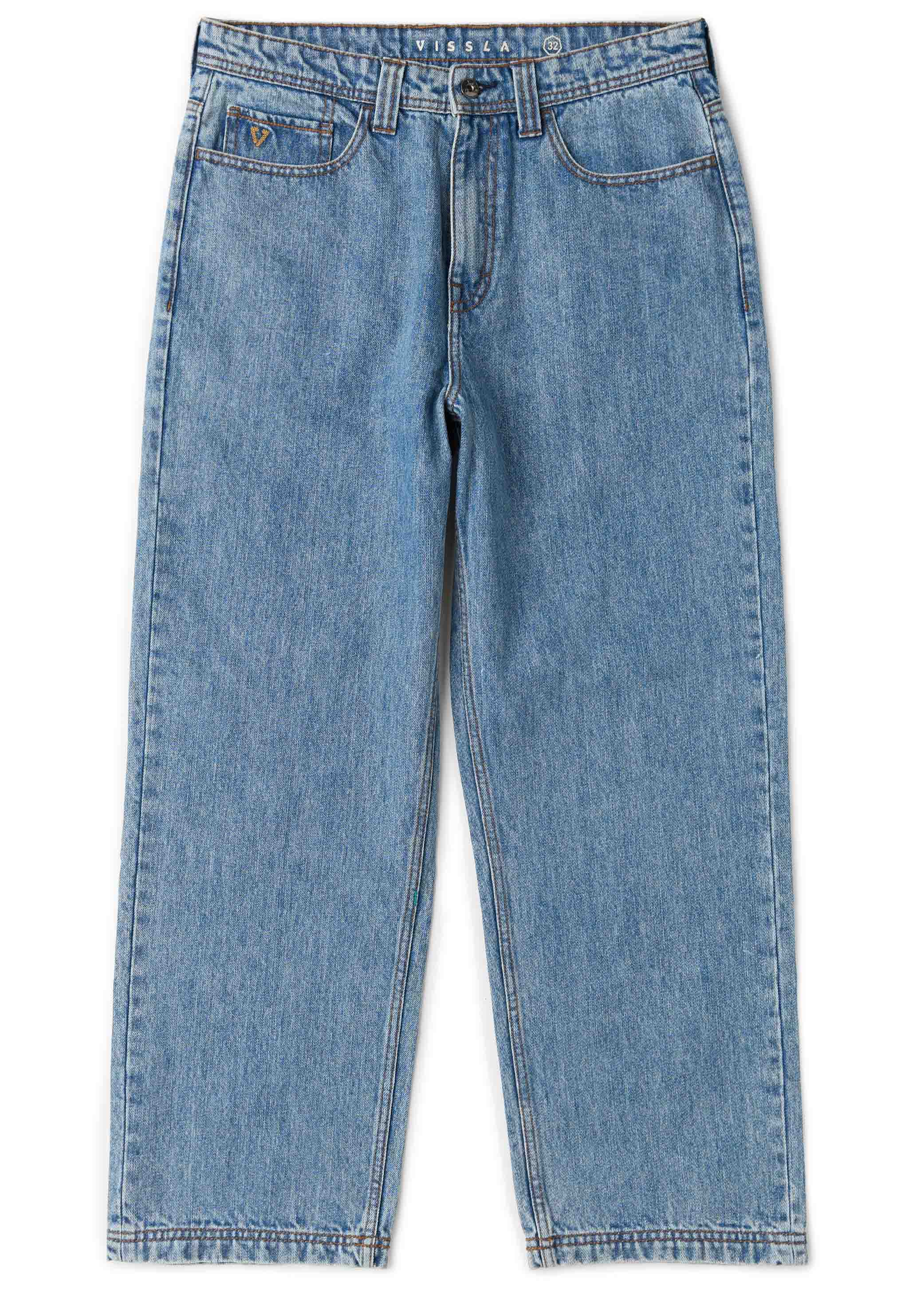 Men's Baggy Fit Jeans - Big Timer 7 Year Wash | Vissla – Vissla com
