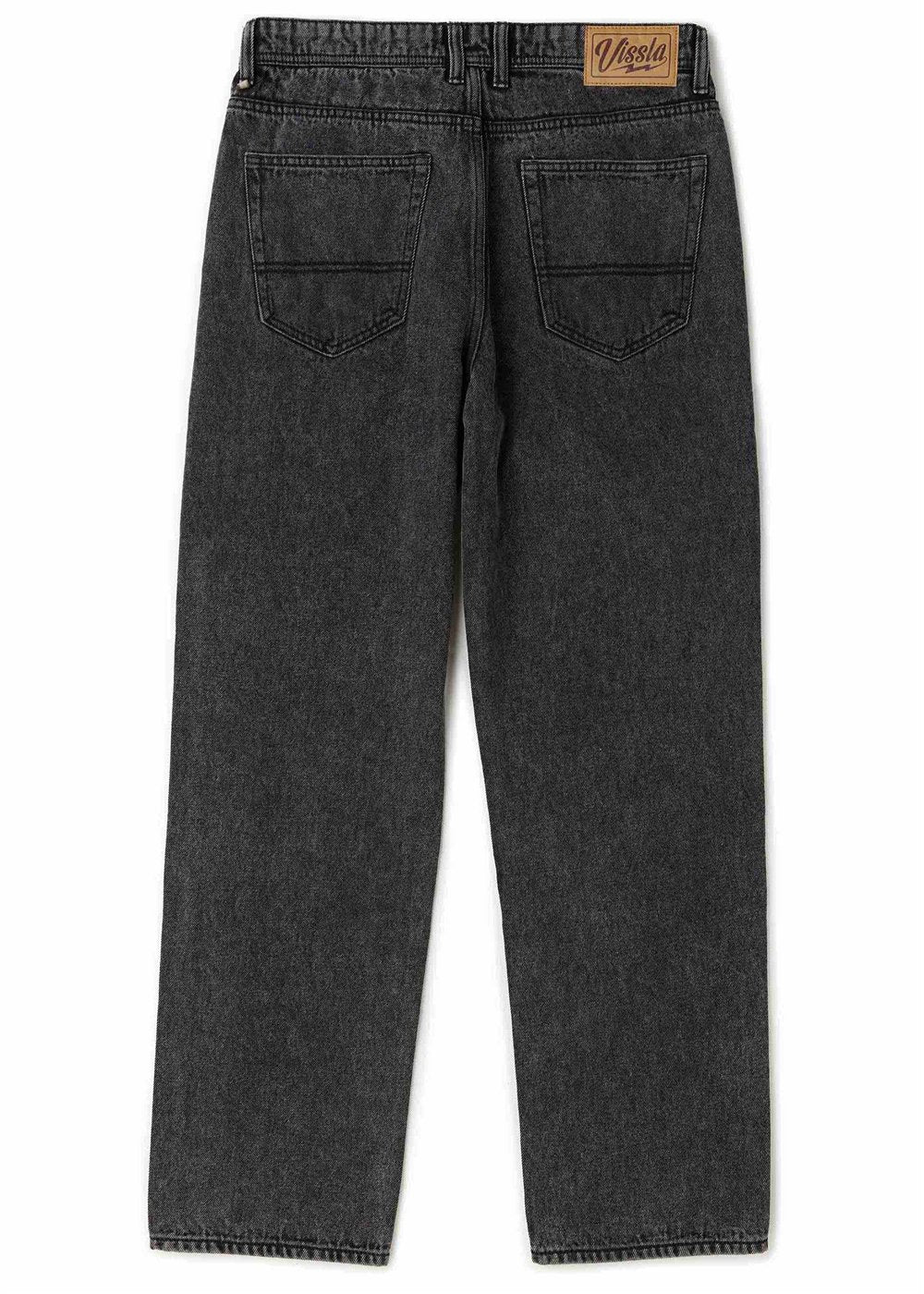 Vissla Let Loose 5 Pkt Jean 17" Leg Opening in Washed Black, view 2