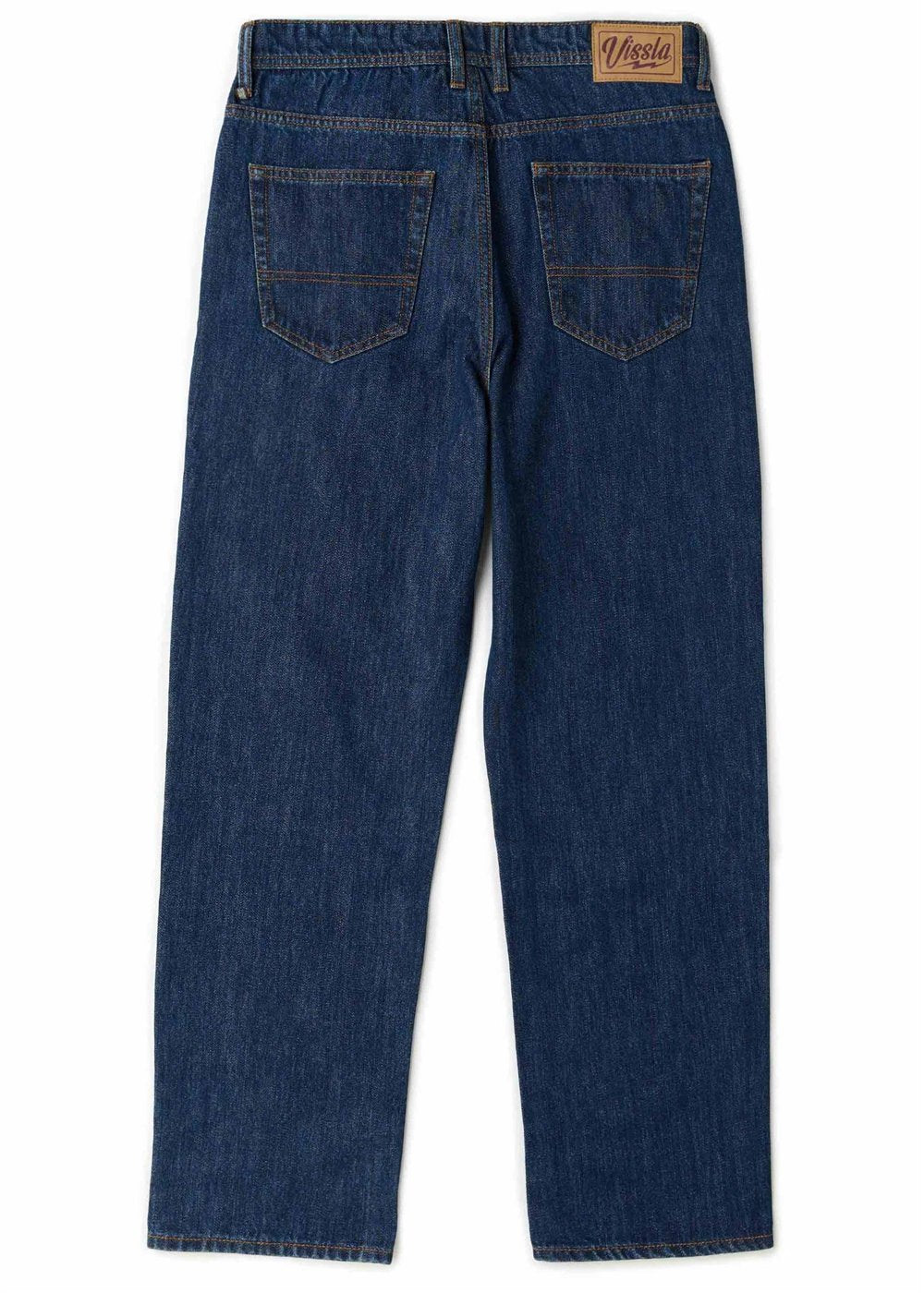 Vissla Let Loose 5 Pkt Jean 17" Leg Opening in Ocean Rinse Wash, view 2