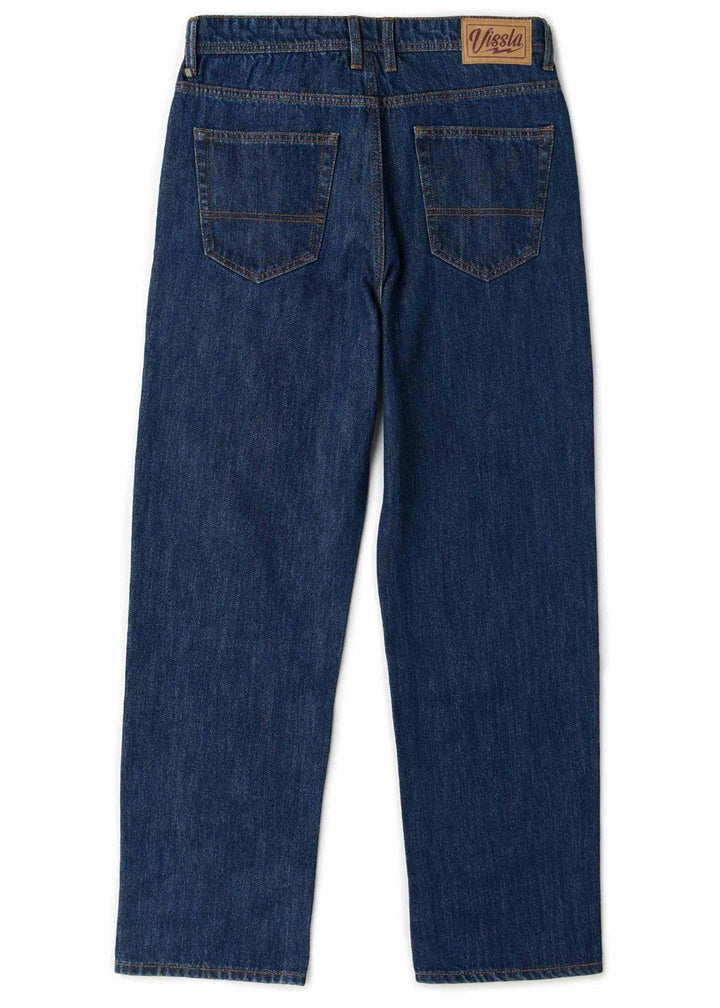 Vissla Let Loose 5 Pkt Jean 17" Leg Opening in Ocean Rinse Wash, view 2