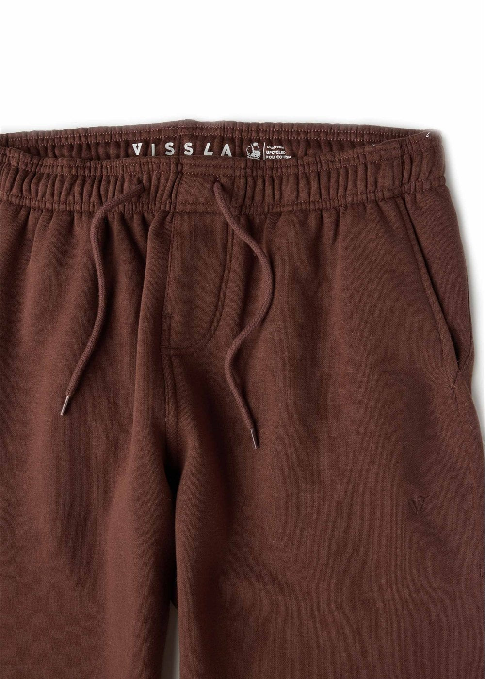 Vissla Solid Sets Eco Elastic Sweatpant in Kona, view 3