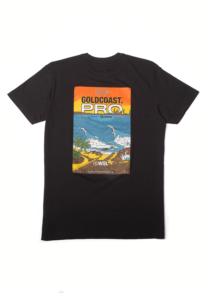 WSL Gold Coast Pro Poster Short Sleeve Tee