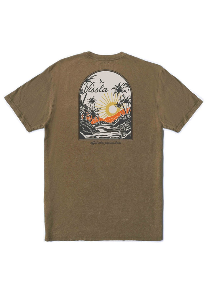 Sunset Shadows Cosmic Wash Ss Tee