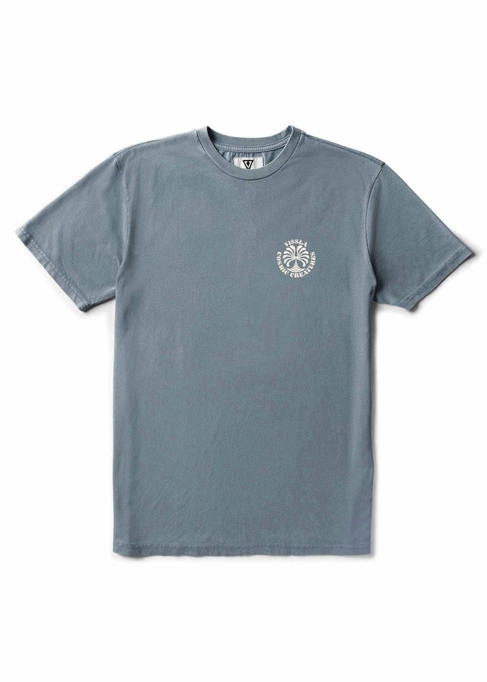 Vissla Cosmic Canopy Cosmic Wash SS Tee in Dark Denim, view 2
