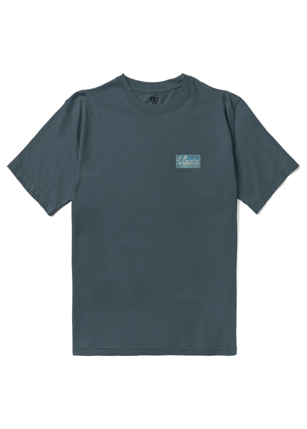 Vissla Independence Organic Tee in Dark Denim, view 2