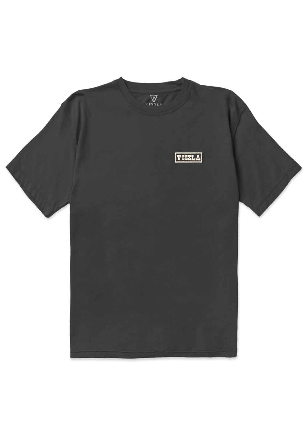 Vissla Quick Draw Organic Tee in Phantom, view 2