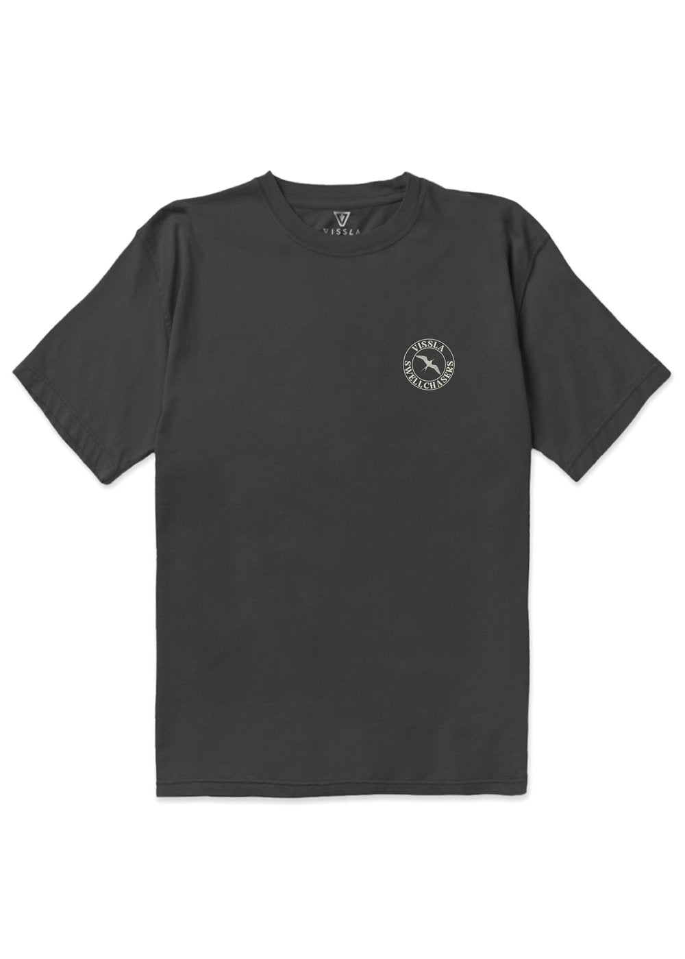 Vissla Swell Chaser Organic Tee in Phantom, view 2