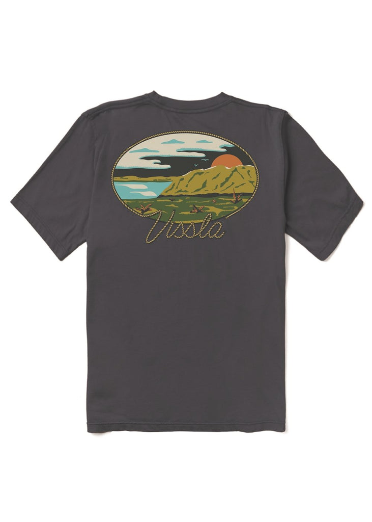 Men's Organic Cotton T-Shirt - Roundup Midnight | Vissla – Vissla com