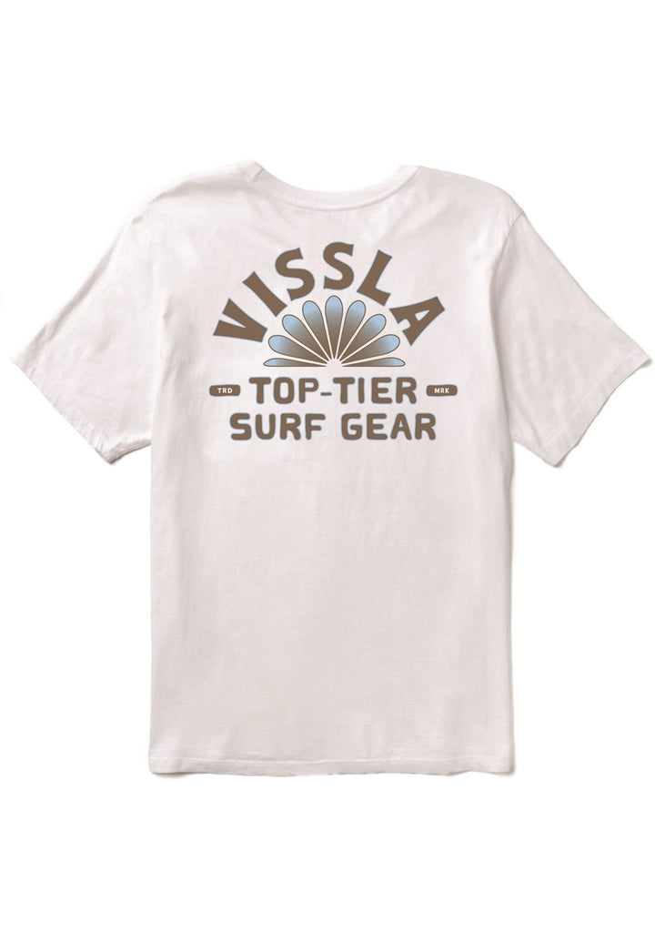 Men's Organic Pocket T-Shirt - Top Tier White | Vissla – Vissla com