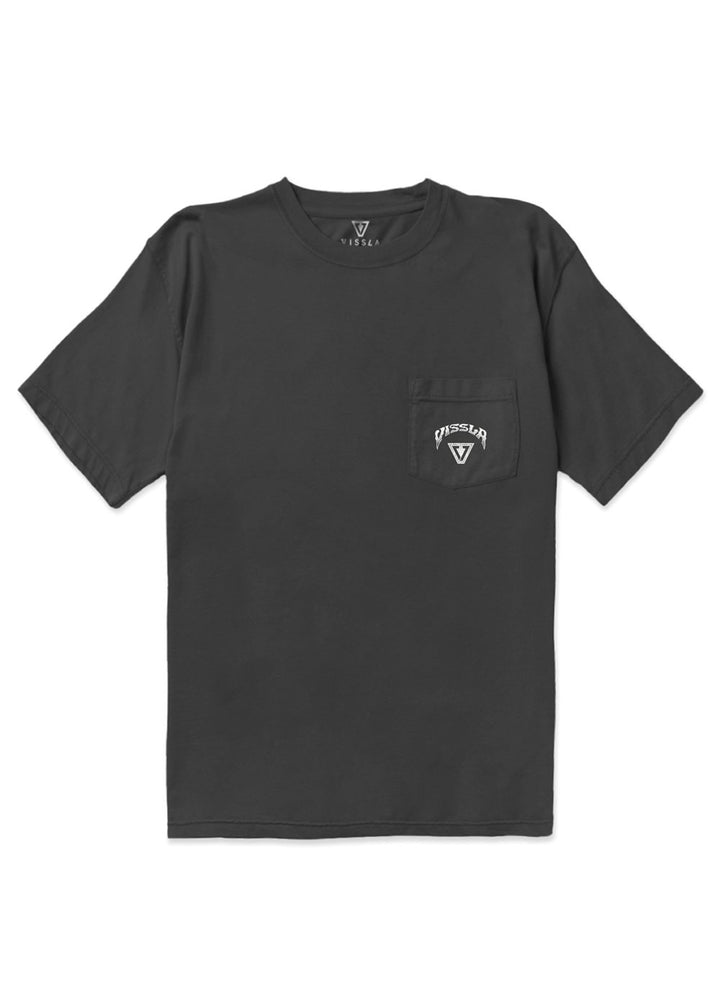 Vissla High Water Organic Pkt Tee in Phantom, view 2