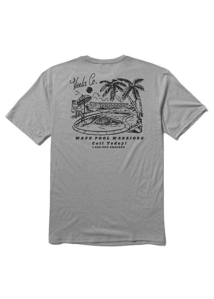 Wave Pool Warrior Comp Lite Eco Drirelease Tee