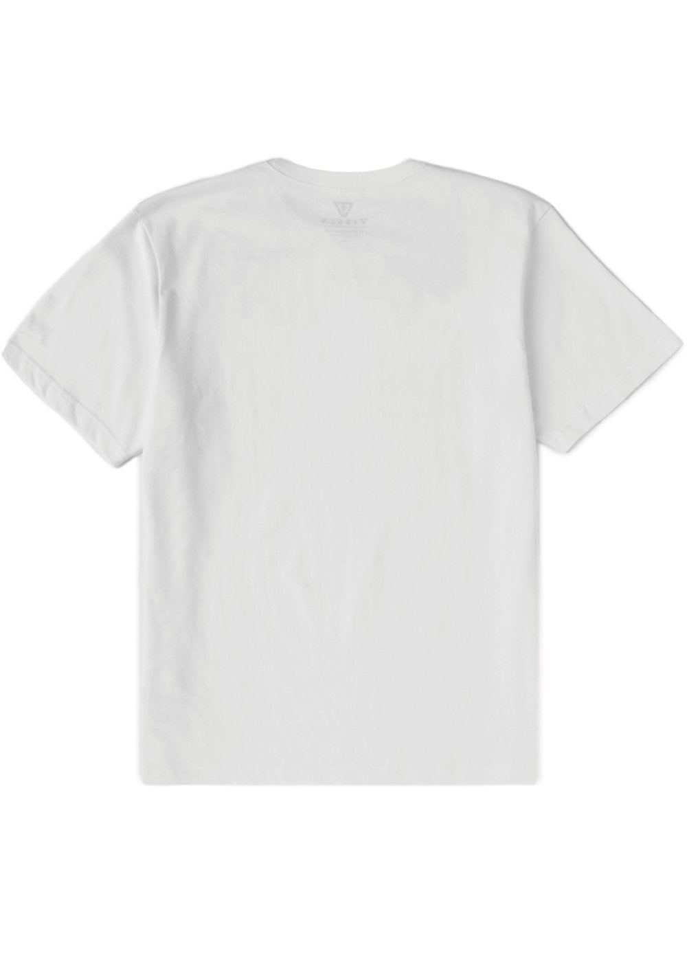 Vissla Centered Oversized Heavy Organic Tee in White, view 2