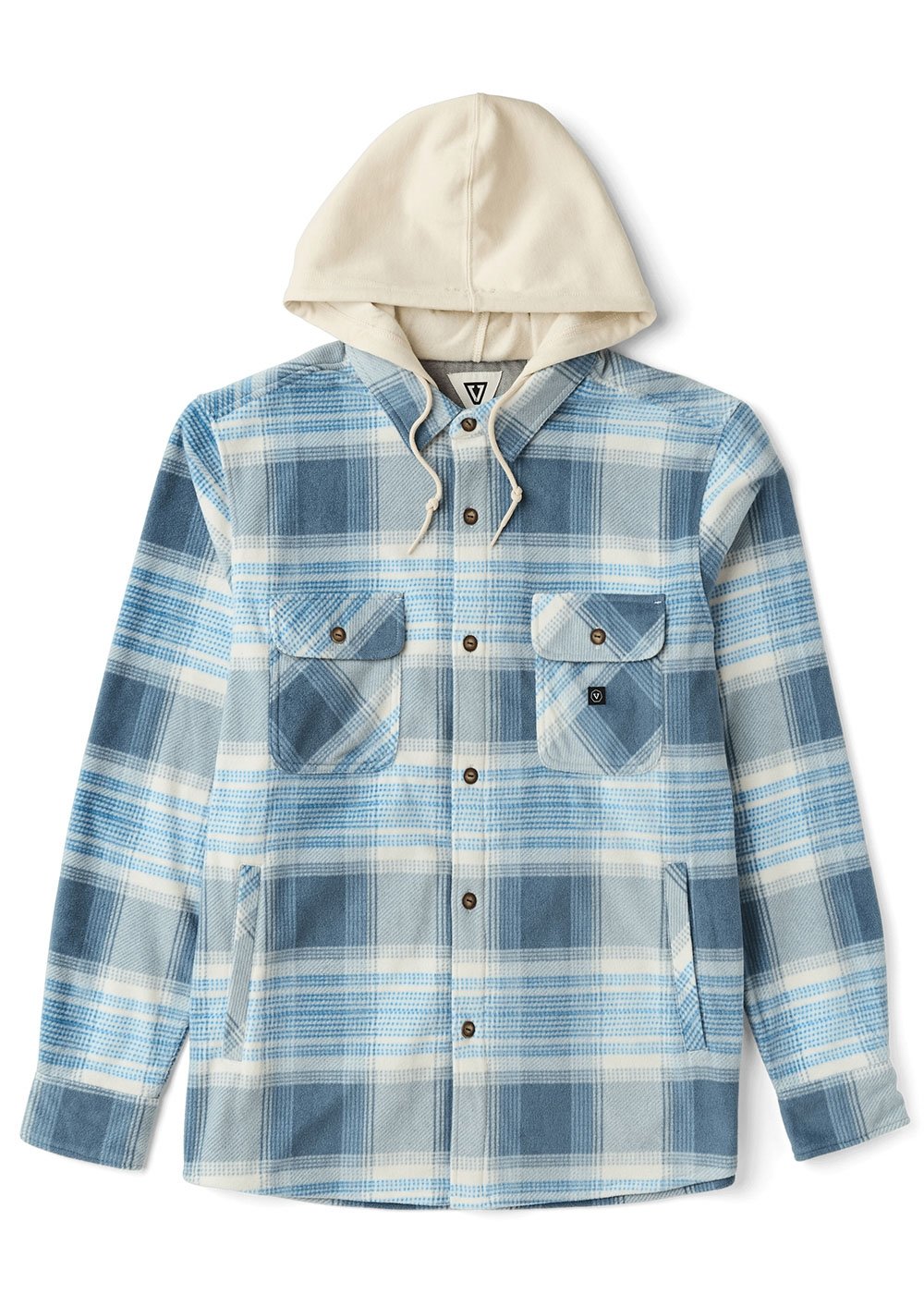 Vissla Woven Eco-Zy Polar Flannel Shirt Jacket Blue Haze – Vissla com