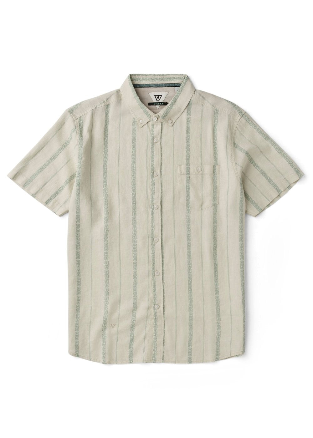 Men's Short Sleeve Shirt - Lost Coast Vintage White | Vissla