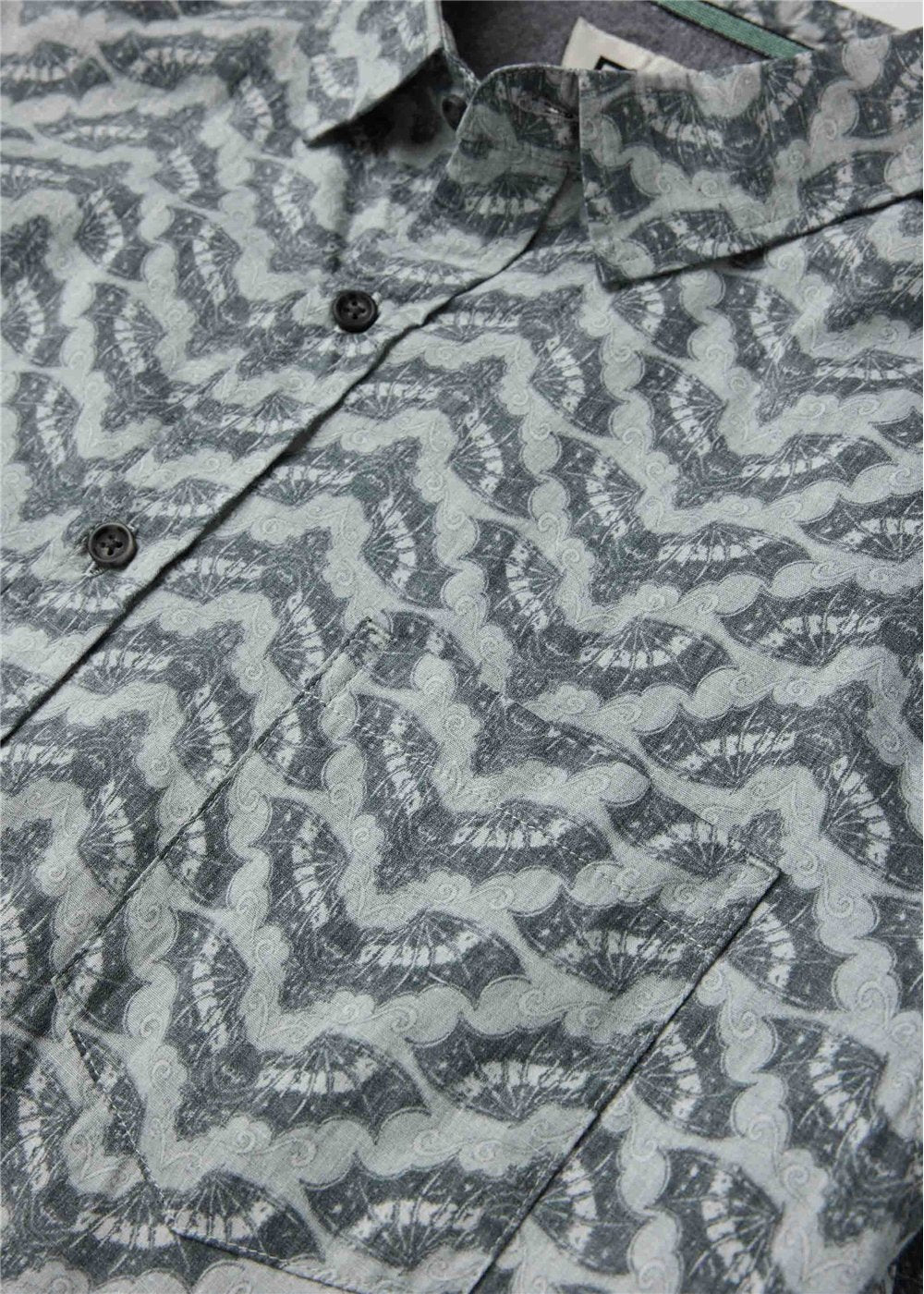 Vissla Supersonic Eco SS Shirt in Phantom, view 2