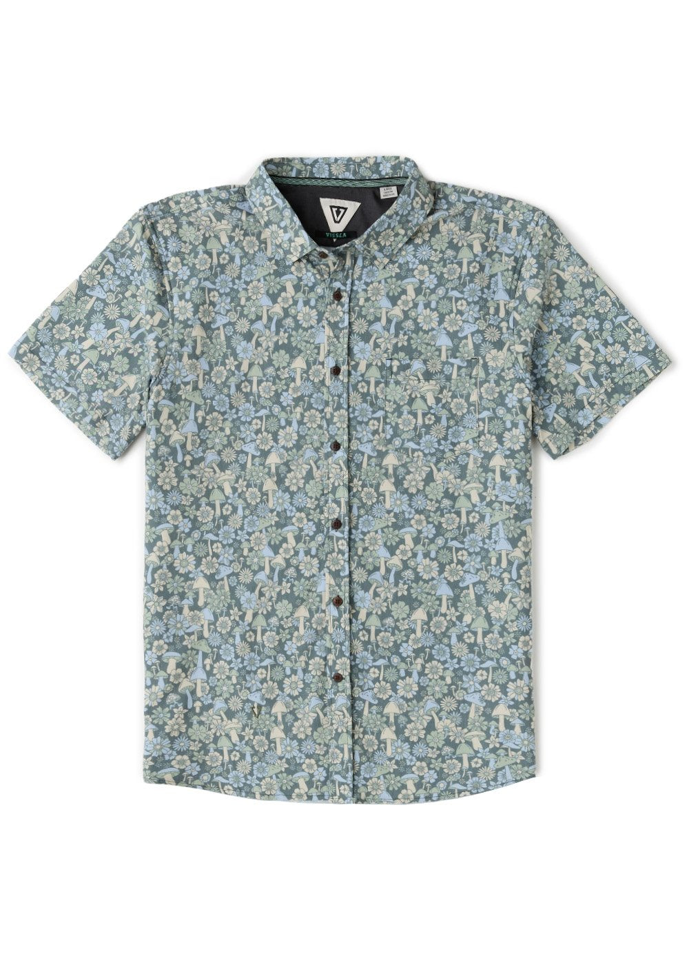 Shrooms Hybrid Eco SS Shirt | Quick Dry Woven Shirt – Vissla com