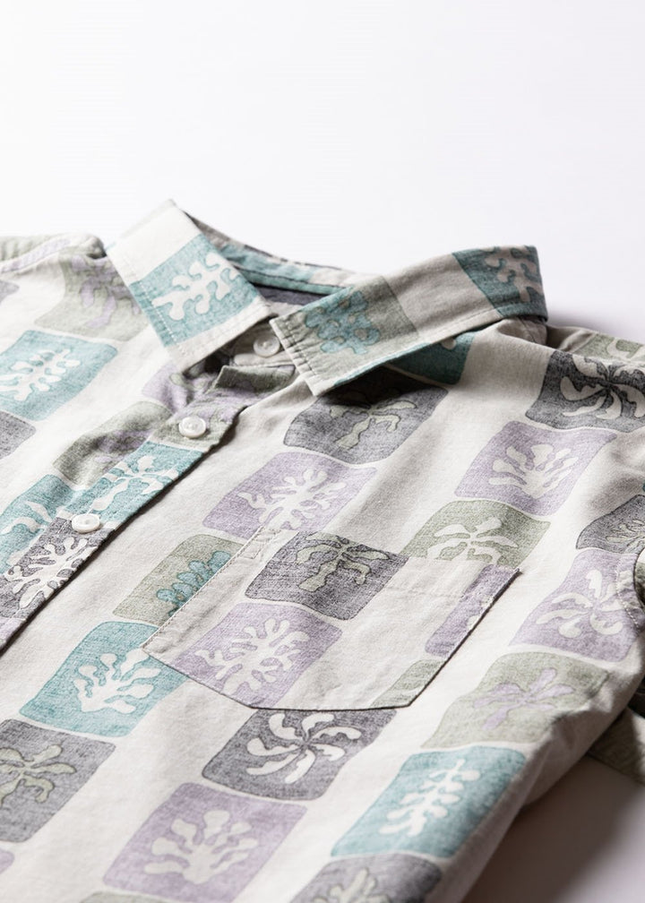 Tropic Tiles Eco Short Sleeve Shirt