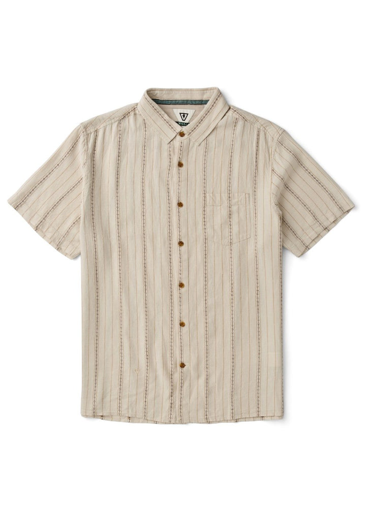 Linen Pin Short Sleeve Shirt