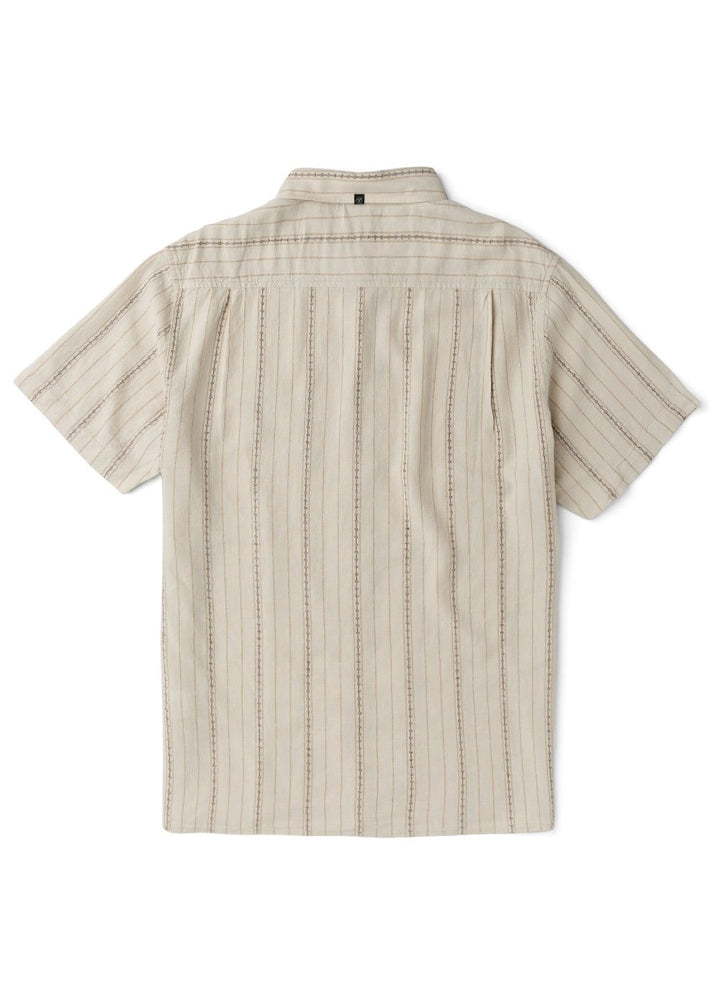 Linen Pin Short Sleeve Shirt