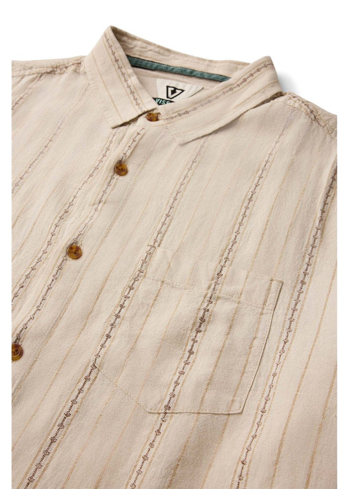 Linen Pin Short Sleeve Shirt