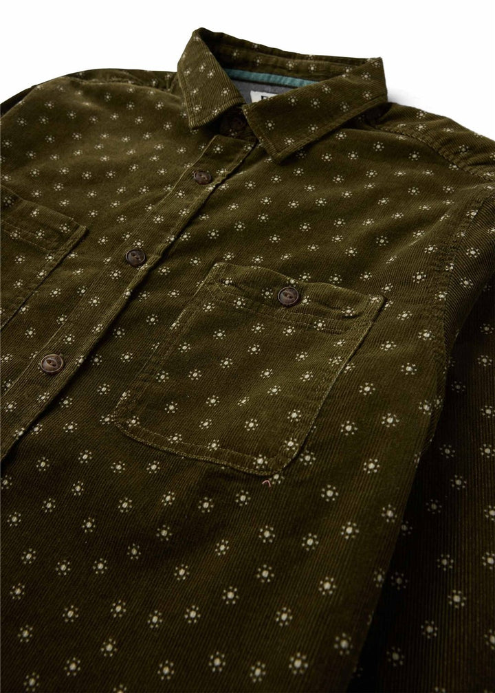 Rails Cord Printed Eco Long Sleeve Shirt