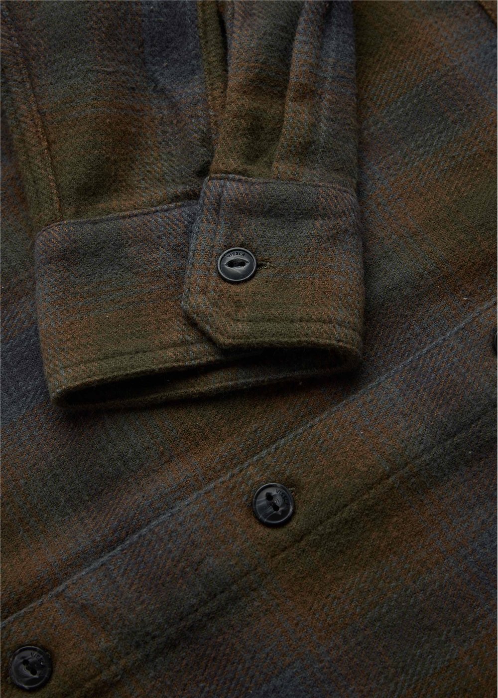 Vissla Creators Changeling Eco Heavy Flannel in Tarp, view 2