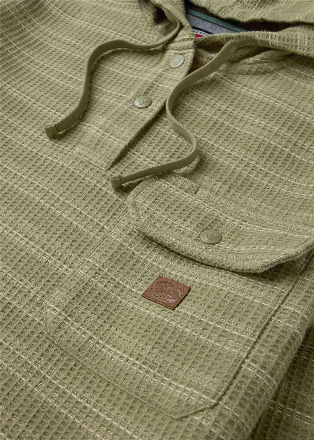 Vissla Creators Thermal Eco Popover in Sage, view 3