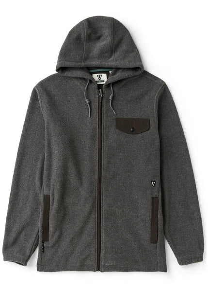 Men's Zip Hoodie - Looper Eco Terry Phantom | Vissla – Vissla com
