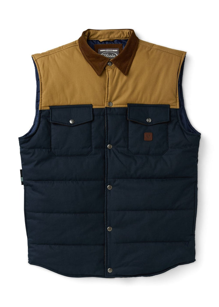 Vissla - Mens Jacket - Creators Ranchero Vest - Midnight – Vissla com