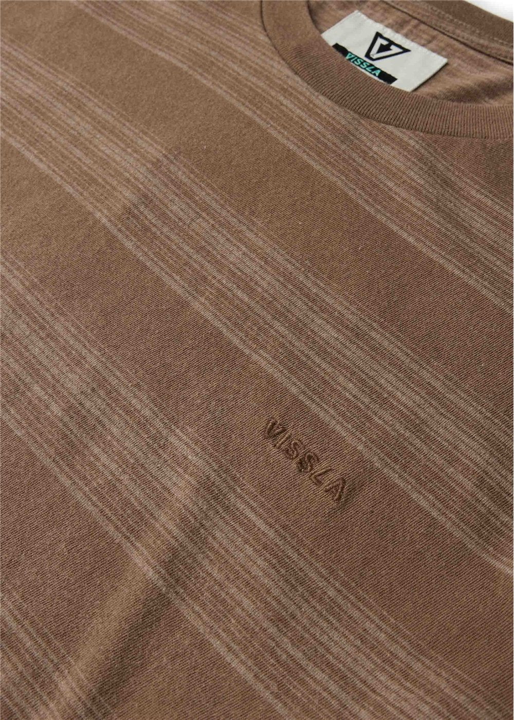Vissla Hot House SS Tee in Dark Earth, view 3