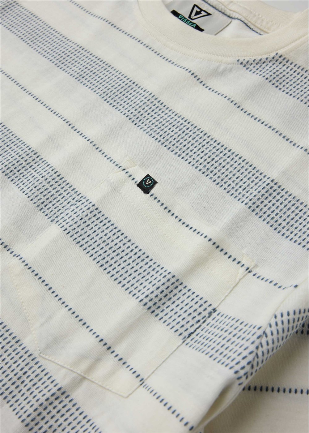 Vissla Tuk Tuk Eco SS Tee in Vintage White, view 2