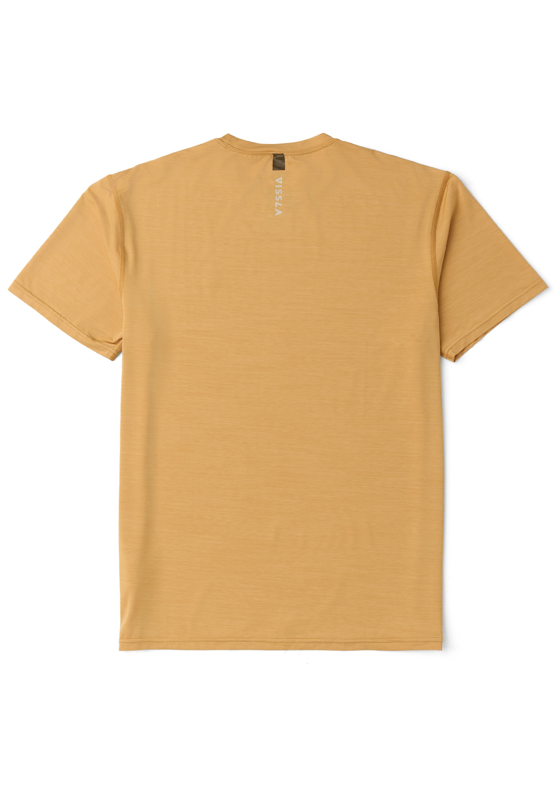 Vissla Rash Guard Twisted Eco Short Sleeve Sun Shirt Golden