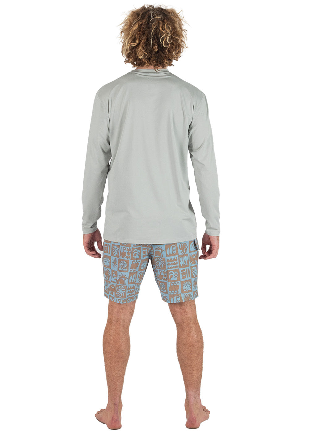 【SUNSEA】19SS DOMGOROSU BLUSON Vissla Rash Guard Pro Comp Long Sleeve Sun Shirt Storm Grey