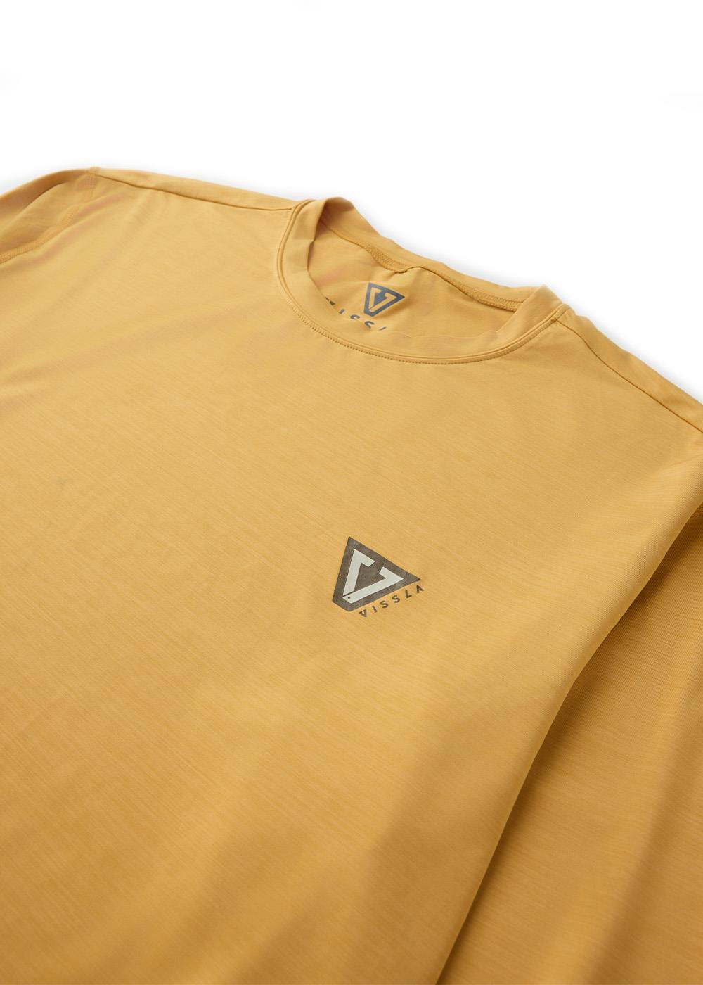 Men's Long Sleeve Sun Shirt - Twisted Eco Golden Heather | Vissla