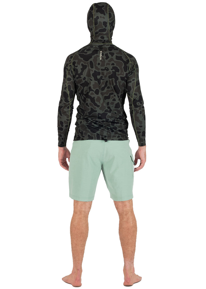 Warm Seas Eco Hooded LS Rash Guard